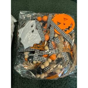 Lot of Halloween Beaded Garland 5 Strands